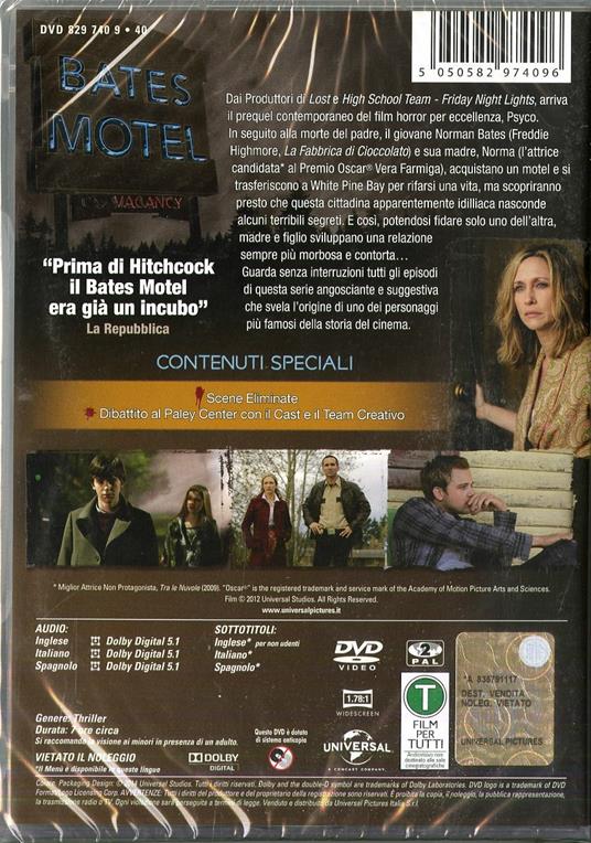 Bates Motel. Stagione 1 (3 DVD) di Tucker Gates,Ed Bianchi,S.J. Clarkson - DVD - 2