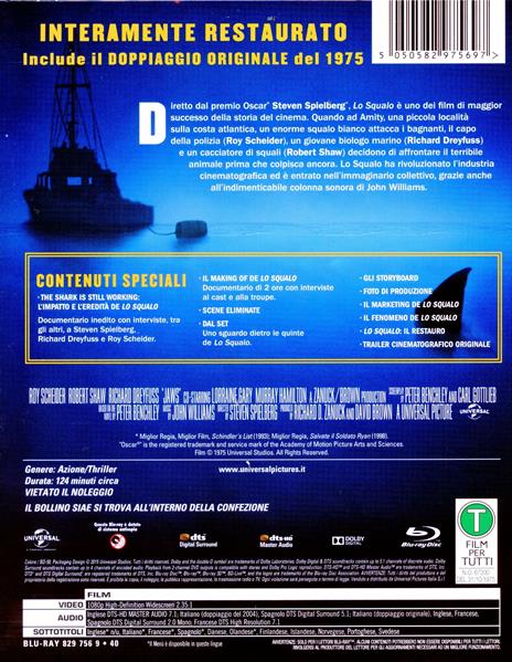 Lo squalo (Blu-ray) di Steven Spielberg - Blu-ray - 2
