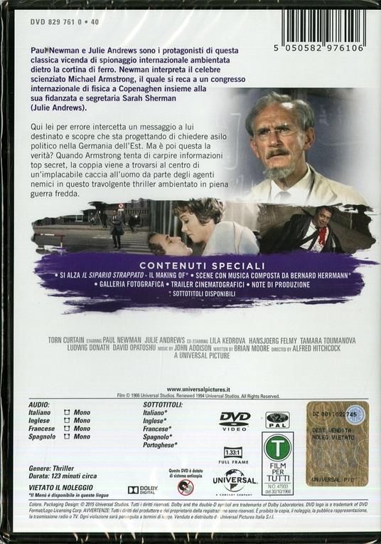 Il sipario strappato di Alfred Hitchcock - DVD - 2