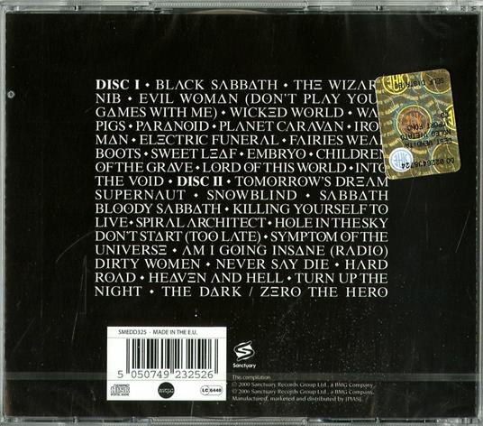 Best of - CD Audio di Black Sabbath - 2