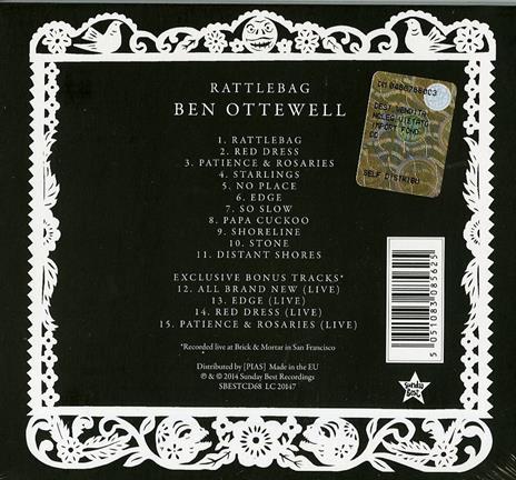 Rattlebag - CD Audio di Ben Ottewell - 2