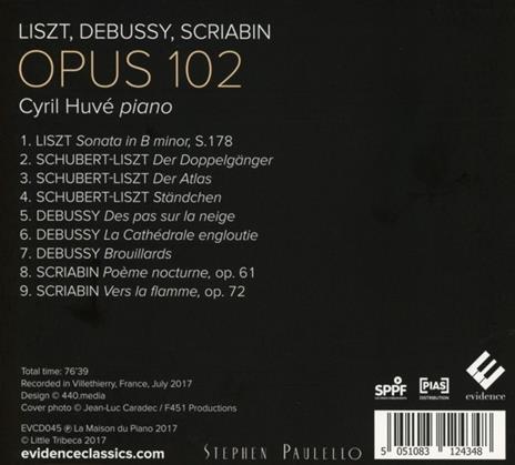 Opus 102 - CD Audio - 2