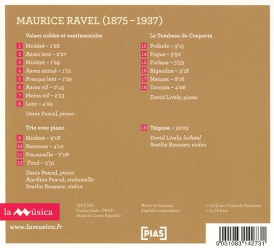 Ravel A Gaveau - CD Audio di Maurice Ravel,Denis Pascal - 2