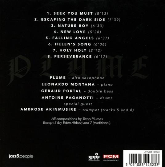 Escaping the Dark Side - CD Audio di Plume - 2