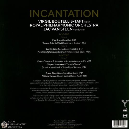 Incantation - Vinile LP di Royal Philharmonic Orchestra,Virgil Boutellis-Taft - 2