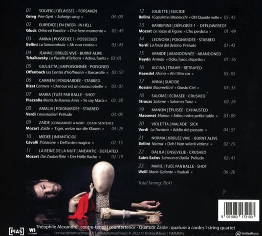 No(S) Dames - CD Audio di Alexandre Theophile,Quatuor Zaide - 2