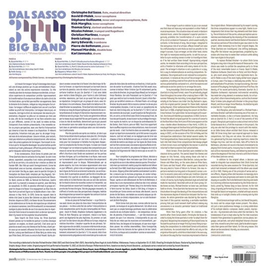 Chick Corea's Three Quartets Revisited - Vinile LP di Christophe Dal Sasso,Dal Sasso Big Band - 2