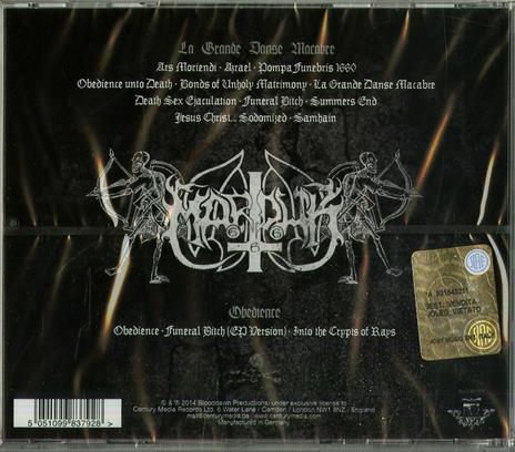 La grande Danse Macabre - CD Audio di Marduk - 2