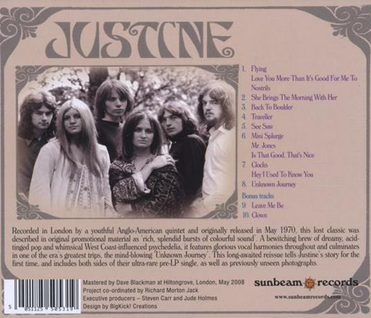 Justine - CD Audio di Justine - 2