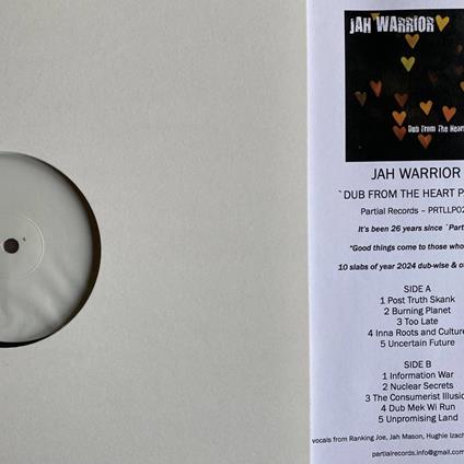 Dub From The Heart Part3 - Vinile LP di Jah Warrior