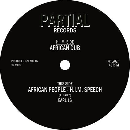 African People - H.I.M.Speech (7) - Vinile LP di Earl 16