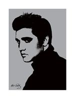 Poster Elvis Presley. Metallic