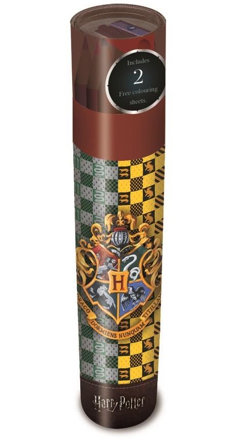 Matite colorate Harry Potter. Set 12 matite colorate in confezione regalo