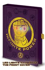 Quaderno Avengers Infinity War Gauntlet Light Up A5 Notebook Cdu 10