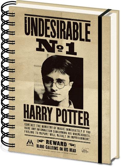 Quaderno Harry Potter: Sirius & Harry 3D Cover -A5 Wiro Notebook-