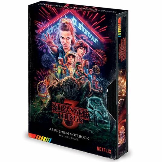 Quaderno. Stranger Things: Vhs Serie 3 -A5 Premium Notebook-