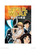 Stampa 30X40 Star Wars: Anime Assault