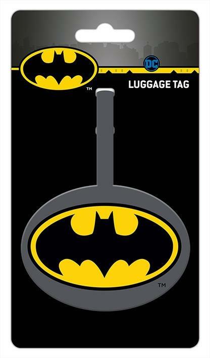 Targhetta Porta Indirizzo Dc Comics. Batman Logo -Luggage Tag-