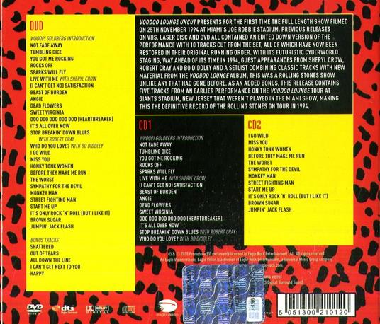 Voodoo Lounge Uncut - CD Audio + DVD di Rolling Stones - 2