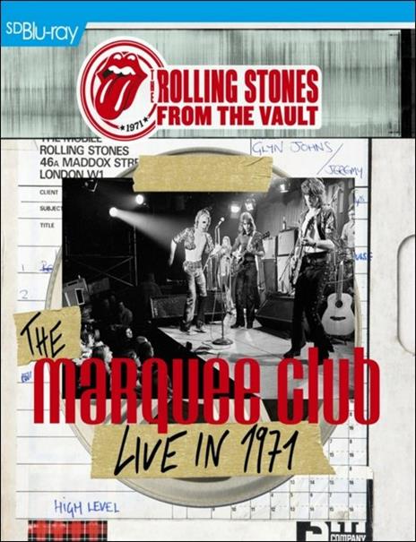The Rolling Stones. From The Vault: The Marquee (Live in 1971) (Blu-ray) - Blu-ray di Rolling Stones