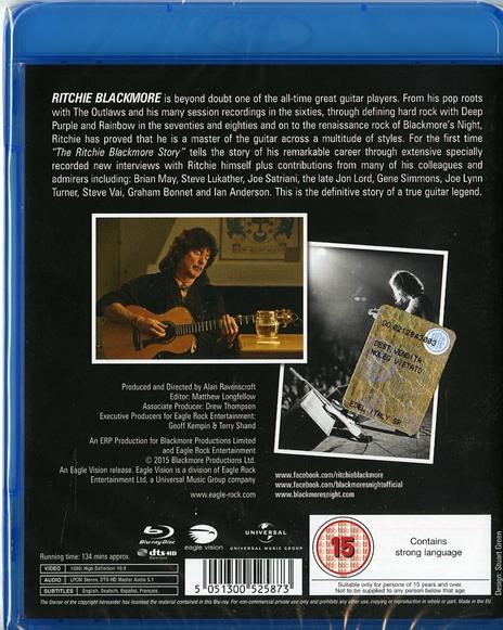 Ritchie Blackmore. The Ritchie Blackmore Story (Blu-ray) - Blu-ray di Ritchie Blackmore - 2
