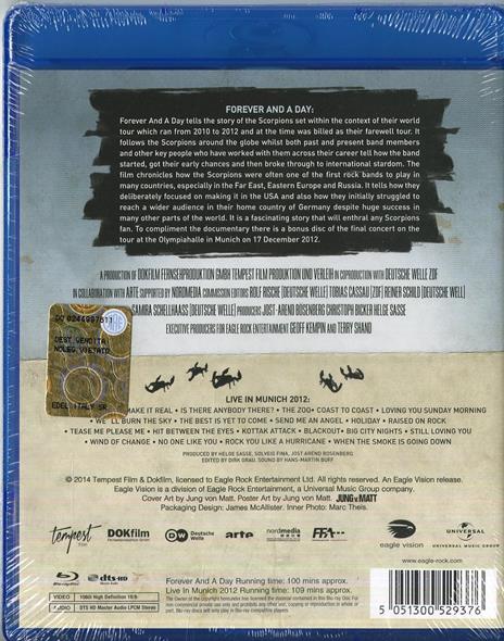 Scorpions. Forever And A Day. Live in Munich 2012 (2 Blu-ray) - Blu-ray di Scorpions - 2