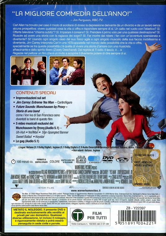 Yes Man di Peyton Reed - DVD - 2