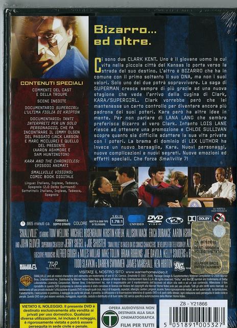 Smallville. Stagione 7 (Serie TV ita) (6 DVD) di Mike Rohl,James L. Conway,Whitney Ransick,Rick Rosenthal - DVD - 2
