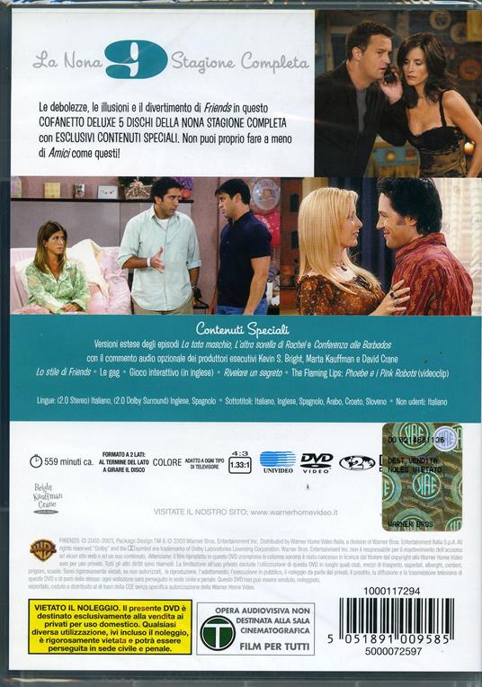 Friends. Stagione 9 (5 DVD) - DVD - 2