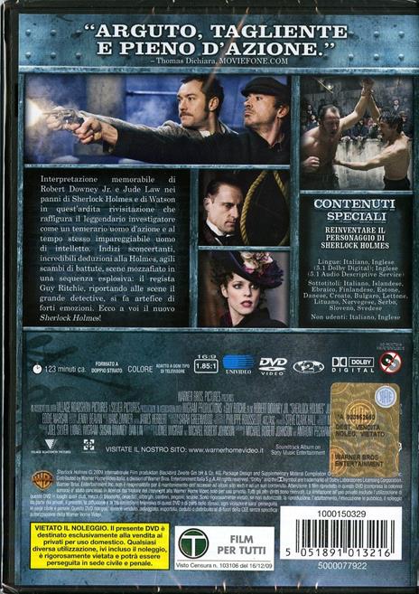 Sherlock Holmes di Guy Ritchie - DVD - 2