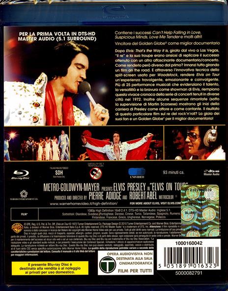Elvis Presley. Elvis on Tour (Blu-ray) - Blu-ray di Elvis Presley - 2
