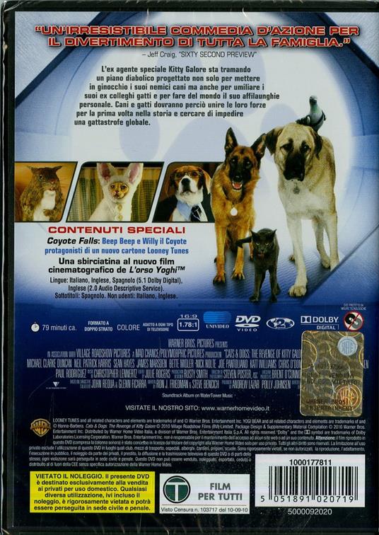 Cani & gatti. La vendetta di Kitty di Brad Peyton - DVD - 2
