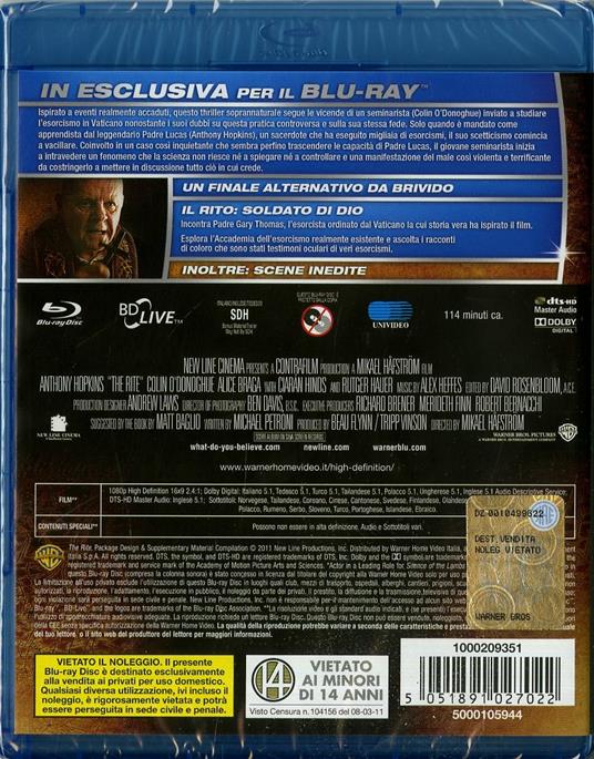 Il rito di Mikael Håfström - Blu-ray - 2