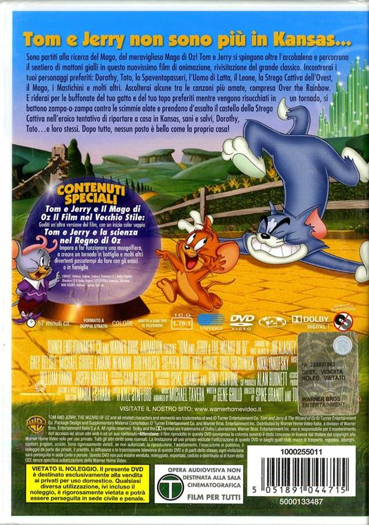 Tom & Jerry e il mago di Oz di Spike Brandt - DVD - 2