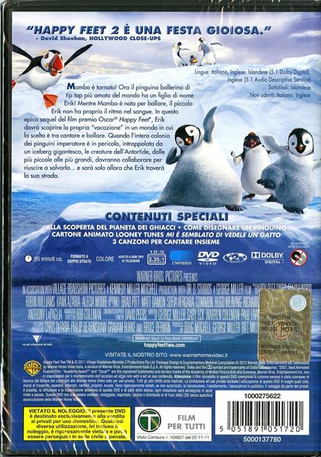 Happy Feet 2 di George Miller - DVD - 2