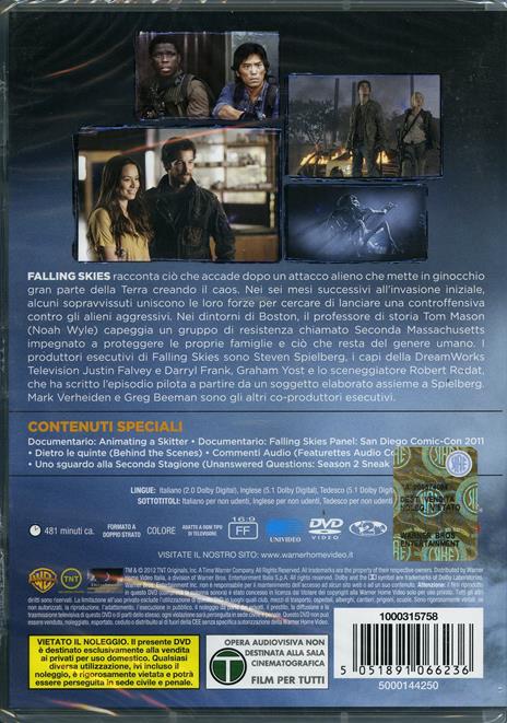 Falling Skies. Stagione 1 (3 DVD) di Carl Franklin,Greg Beeman,Fred Toye - DVD - 2