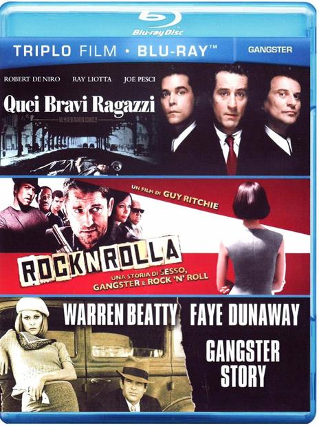 Gangster. Quei bravi ragazzi. RocknRolla. Gangster Story di Arthur Penn,Guy Ritchie,Martin Scorsese