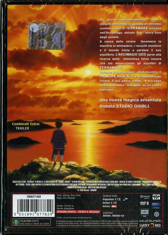 I racconti di Terramare di Goro Miyazaki - DVD - 2