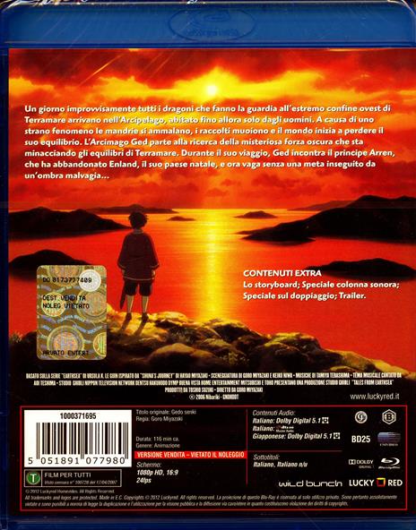 I racconti di Terramare di Goro Miyazaki - Blu-ray - 2