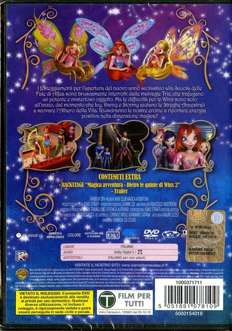 Winx Club. Magica avventura di Iginio Straffi - DVD - 2