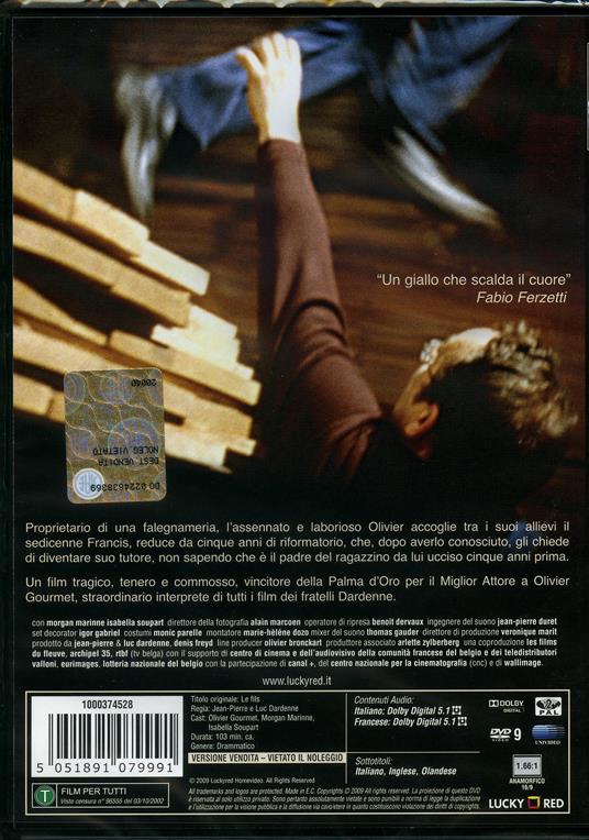 Il figlio di Jean-Pierre Dardenne,Luc Dardenne - DVD - 2