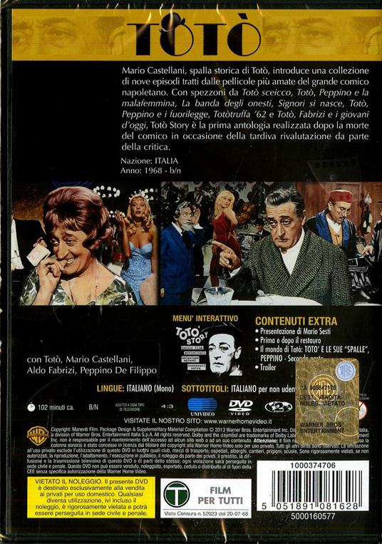 Totò Story di Mario Mattoli,Camillo Mastrocinque - DVD - 2