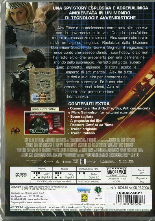 Alex Rider. Stormbreaker di Geoffrey Sax - DVD - 2