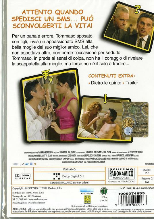 SMS - Sotto mentite spoglie di Vincenzo Salemme - DVD - 2