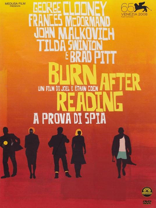 Burn After Reading. A prova di spia di Ethan Coen,Joel Coen - DVD