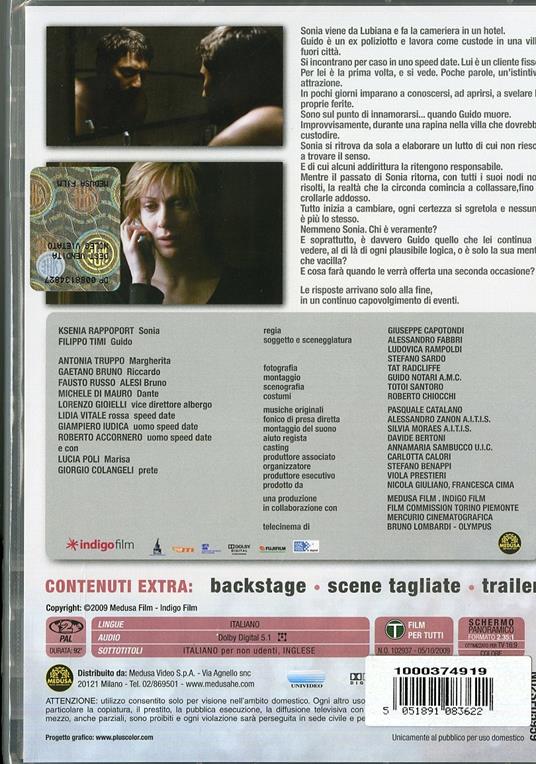 La doppia ora di Giuseppe Capotondi - DVD - 2