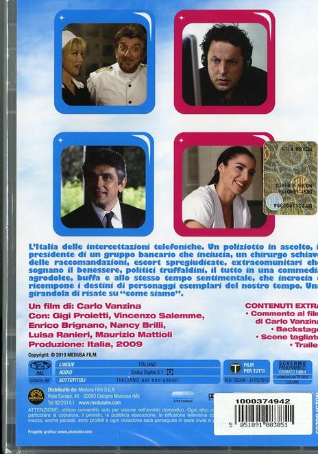 La vita è una cosa meravigliosa di Carlo Vanzina - DVD - 2