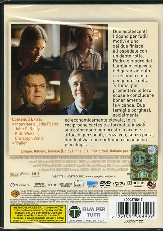 Carnage (DVD) di Roman Polanski - DVD - 2