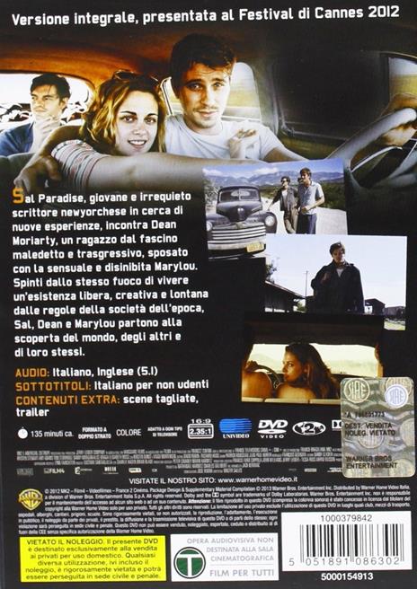 On the Road di Walter Salles - DVD - 2