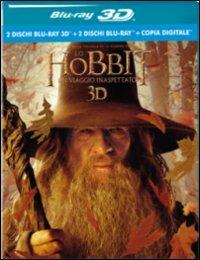 Lo Hobbit. Un viaggio inaspettato 3D (2 Blu-ray + 2 Blu-ray 3D) di Peter Jackson